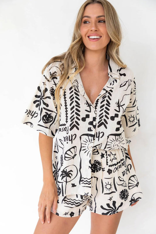 WOMEN CHILL VIBE COORD SET FOR SUMMERS